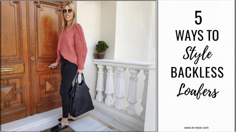 how to style backless loafers